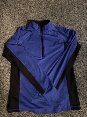 tek gear Purple and Black Quarter-Zip Pullover